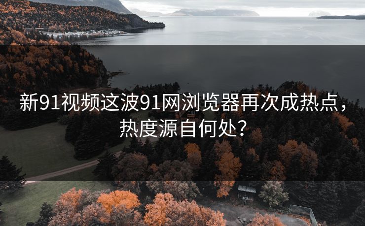 新91视频这波91网浏览器再次成热点,热度源自何处? 新91视频这波91网浏览器再次成热点,热度源自何处?